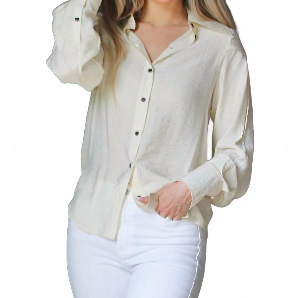 NEW WITHBLACK cadiz button down shirt in yellow